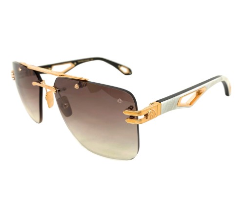 Maybach - Okulary przeciwsłoneczne - THE PRESIDENT I - RG-HAS-M12 - 62 - POZŁACANY (GOLD PLATED)