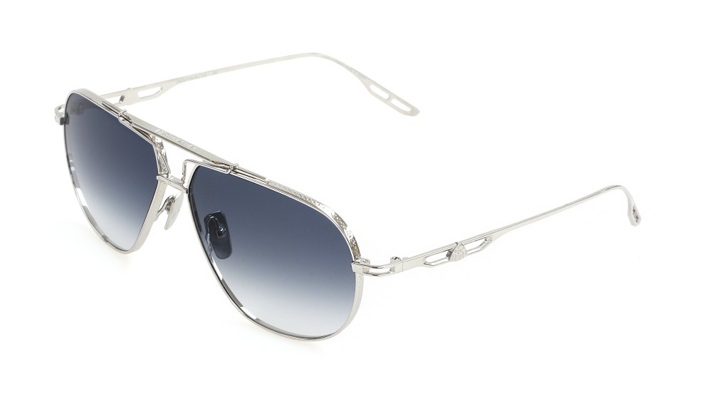 Maybach THE COMMANDER I - P-Z60 - 64 Okulary przeciwsłoneczne Srebrny Pilotki (aviator)