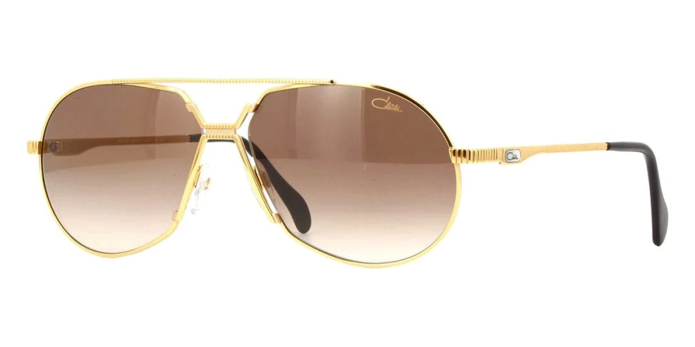 Cazal 968 - 003 - 62 Okulary przeciwsłoneczne Złoty Pilotki (aviator)