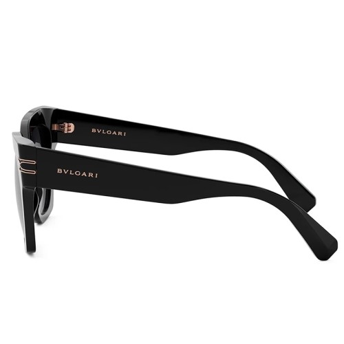 Bvlgari BV40013I B ZERO1 - 01B - 49 Okulary przeciwsłoneczne Czarny Kanciaste