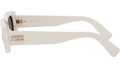 Bvlgari BV40014I B ZERO1 - 25A - 54 Okulary przeciwsłoneczne Biały Kanciaste