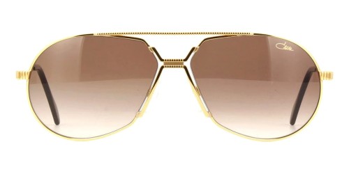 Cazal 968 - 003 - 62 Okulary przeciwsłoneczne Złoty Pilotki (aviator)