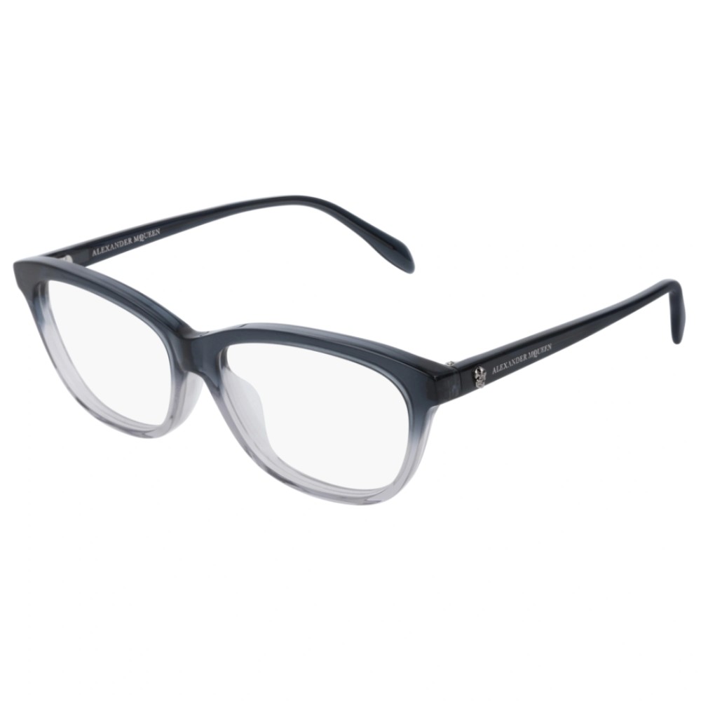 Alexander McQueen AM0165OA - 004 - 55 Oprawki korekcyjne Szary Kanciaste