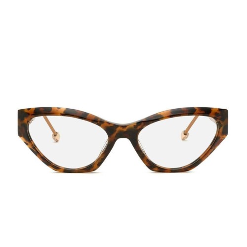 Philipp Plein VPP069S QUEEN - 0LEO - 55 Oprawki korekcyjne Havanna Kocie oczy