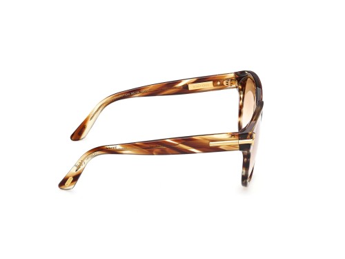 Tom Ford FT1236-F ICON COLLECTION - 55F - 58 Okulary przeciwsłoneczne Havanna Kanciaste
