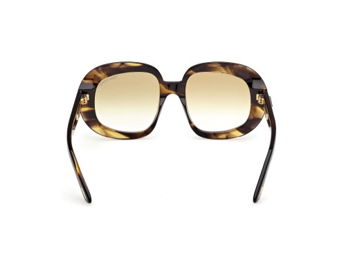 Tom Ford FT1237 ICON COLLECTION - 56F - 53 Okulary przeciwsłoneczne Havanna Owalny