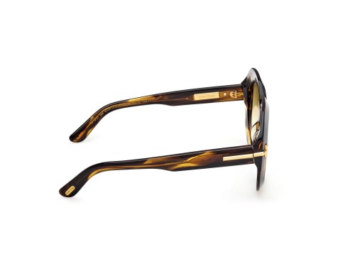 Tom Ford FT1237 ICON COLLECTION - 56F - 53 Okulary przeciwsłoneczne Havanna Owalny