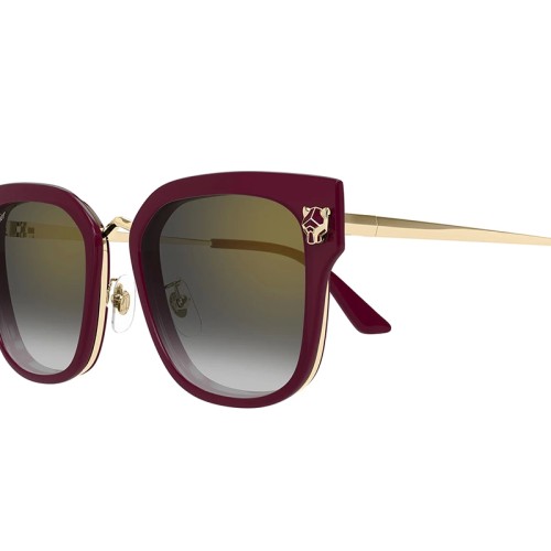 Cartier CT0509SA - 003 - 55 Okulary przeciwsłoneczne Kanciaste