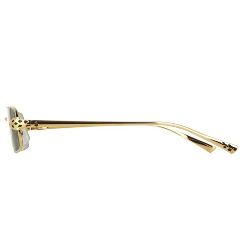 Cartier CT0473S - 003 - 54 Okulary przeciwsłoneczne Złoty Kanciaste