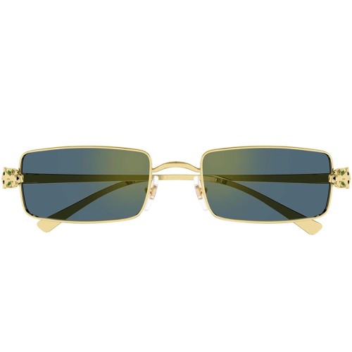 Cartier CT0473S - 003 - 54 Okulary przeciwsłoneczne Złoty Kanciaste