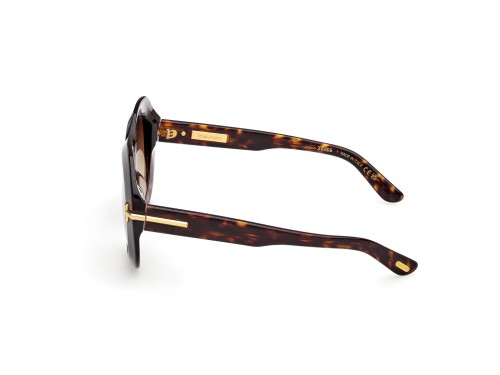 Tom Ford FT1237-F ICON COLLECTION - 52F - 53 Okulary przeciwsłoneczne Havanna Kanciaste
