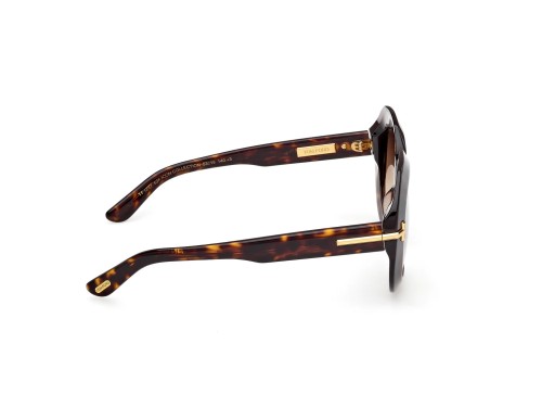 Tom Ford FT1237-F ICON COLLECTION - 52F - 53 Okulary przeciwsłoneczne Havanna Kanciaste
