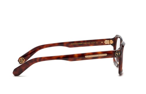 Philipp Plein VPP083 BRAVE SHADE - 0C10 - 52 Oprawki korekcyjne Havanna Kanciaste