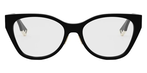 Fendi FE50120F - 001 - 54 Oprawki korekcyjne Czarny Kocie oczy