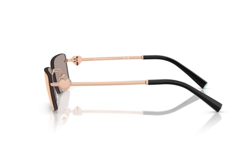 TIFFANY & CO. TF3108B - 61051T - 60 Okulary przeciwsłoneczne Różowe złoto Kanciaste