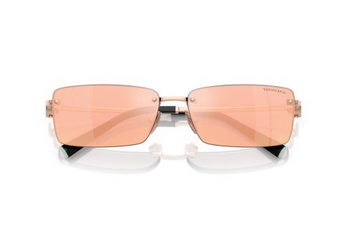 TIFFANY & CO. TF3108B - 61051T - 60 Okulary przeciwsłoneczne Różowe złoto Kanciaste