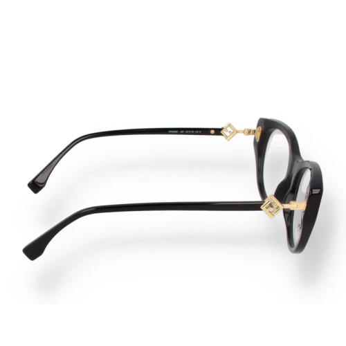 Fendi FE50099I - 001 - 53 Oprawki korekcyjne Czarny Kocie oczy