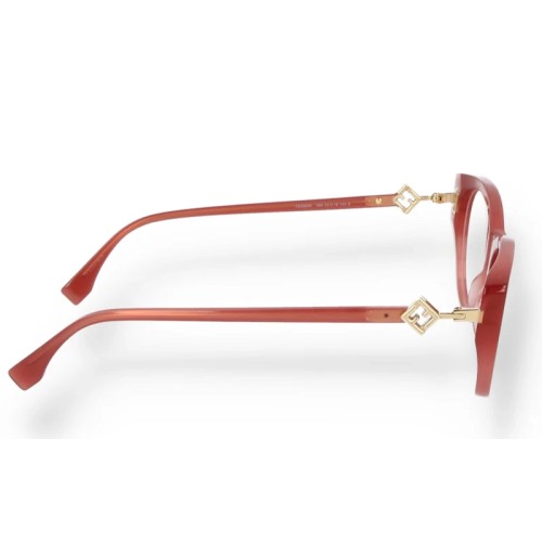 Fendi FE50099I - 069 - 53 Oprawki korekcyjne Różowy Kocie oczy