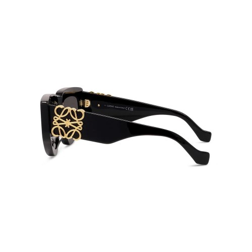 Loewe LW40154U - 01A - 51 Okulary przeciwsłoneczne Czarny Kocie oczy