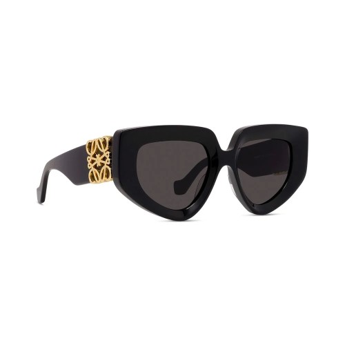 Loewe LW40154U - 01A - 51 Okulary przeciwsłoneczne Czarny Kocie oczy