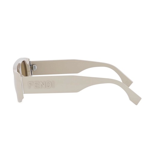 Fendi FE40169I - 45E - 54 Okulary przeciwsłoneczne Beżowy Kanciaste