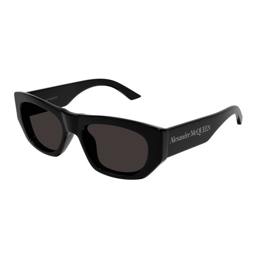 Alexander McQueen AM0450S - 001 - 54 Okulary przeciwsłoneczne Czarny Kanciaste
