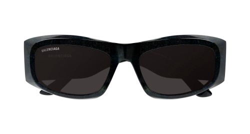Balenciaga BB0395S - 003 - 60 Okulary przeciwsłoneczne Czarny Kanciaste