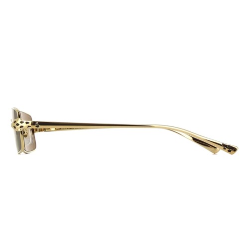 Cartier CT0473S - 001 - 54 Okulary przeciwsłoneczne Złoty Kanciaste
