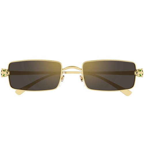 Cartier CT0473S - 001 - 54 Okulary przeciwsłoneczne Złoty Kanciaste