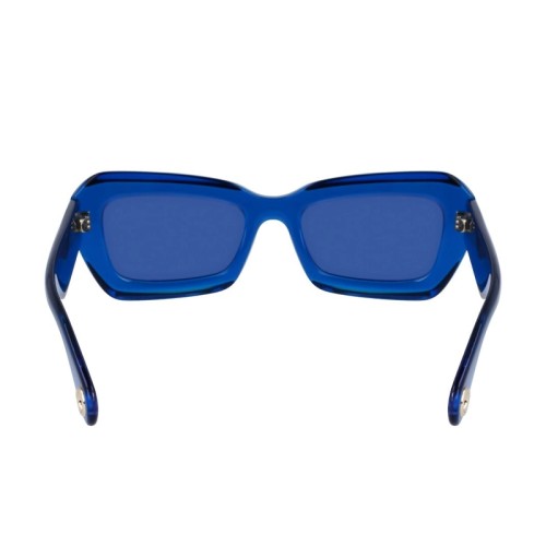 Lanvin LNV662S - 450 - 54 Okulary przeciwsłoneczne Niebieski Kanciaste