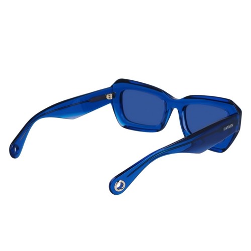 Lanvin LNV662S - 450 - 54 Okulary przeciwsłoneczne Niebieski Kanciaste