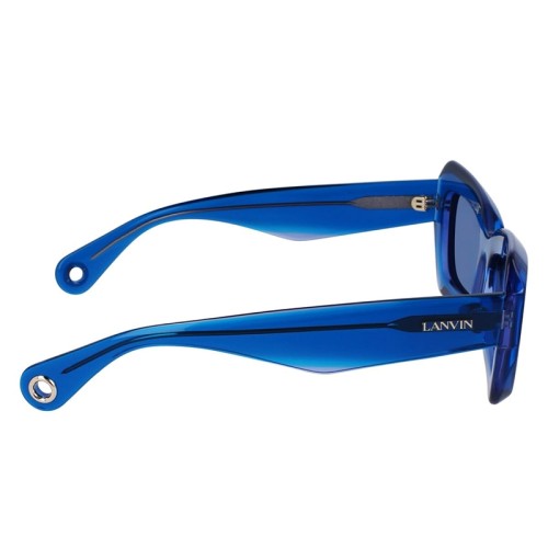 Lanvin LNV662S - 450 - 54 Okulary przeciwsłoneczne Niebieski Kanciaste