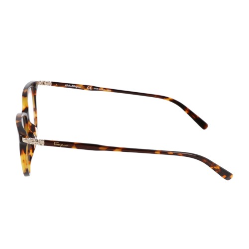 Salvatore Ferragamo SF2870 - 219 - 53 Oprawki korekcyjne Havanna Kocie oczy
