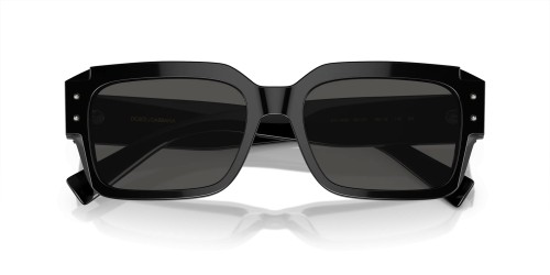 DOLCE & GABBANA DG4460 - ​501/87 - ​56 Okulary przeciwsłoneczne Czarny Kanciaste