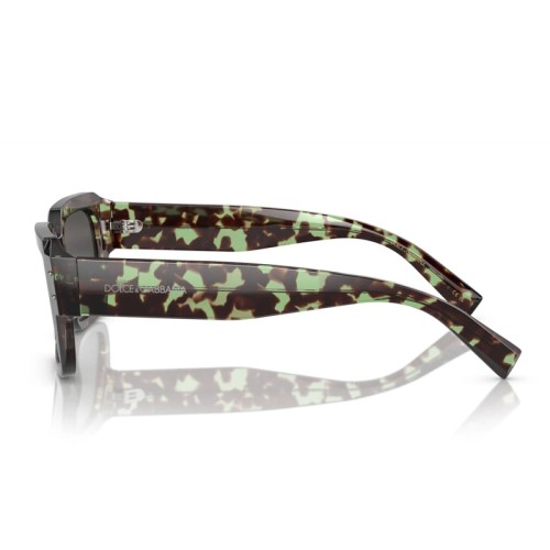 DOLCE & GABBANA DG4460 - ​343287 - ​56 Okulary przeciwsłoneczne Havanna Kanciaste