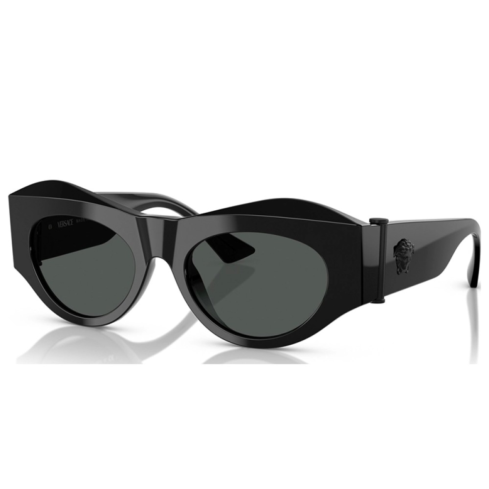 VERSACE VE4477U - ​536087 - ​52 Okulary przeciwsłoneczne Czarny Owalny