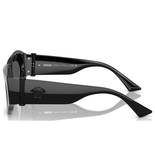 VERSACE VE4477U - ​536087 - ​52 Okulary przeciwsłoneczne Czarny Owalny