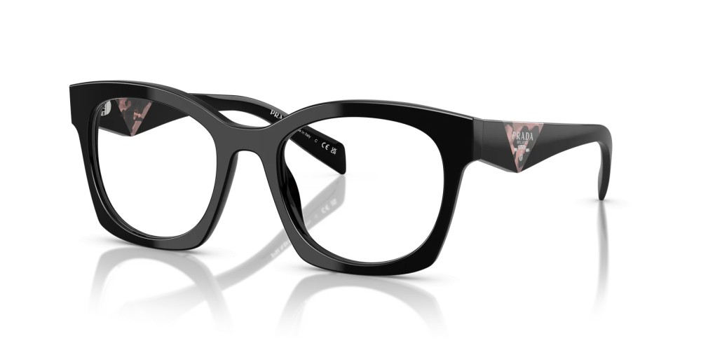 PRADA PR A05V - ​27A1O1 - ​52 Oprawki korekcyjne Czarny Kanciaste