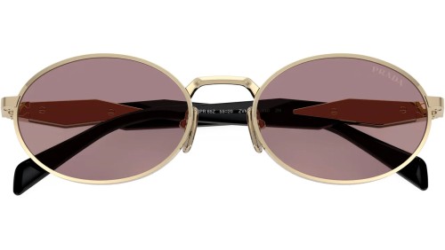 PRADA PR 65ZS - ​ZVN20I - ​55 Okulary przeciwsłoneczne Owalny