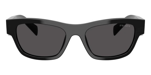 PRADA PR B09S - ​16K08Z - ​54 Okulary przeciwsłoneczne Czarny Kanciaste