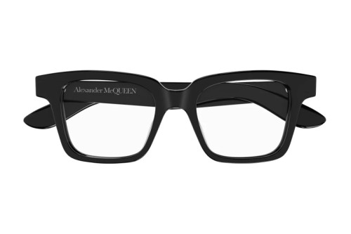Alexander McQueen AM0385O - 001 - 49 Oprawki korekcyjne Czarny Kanciaste