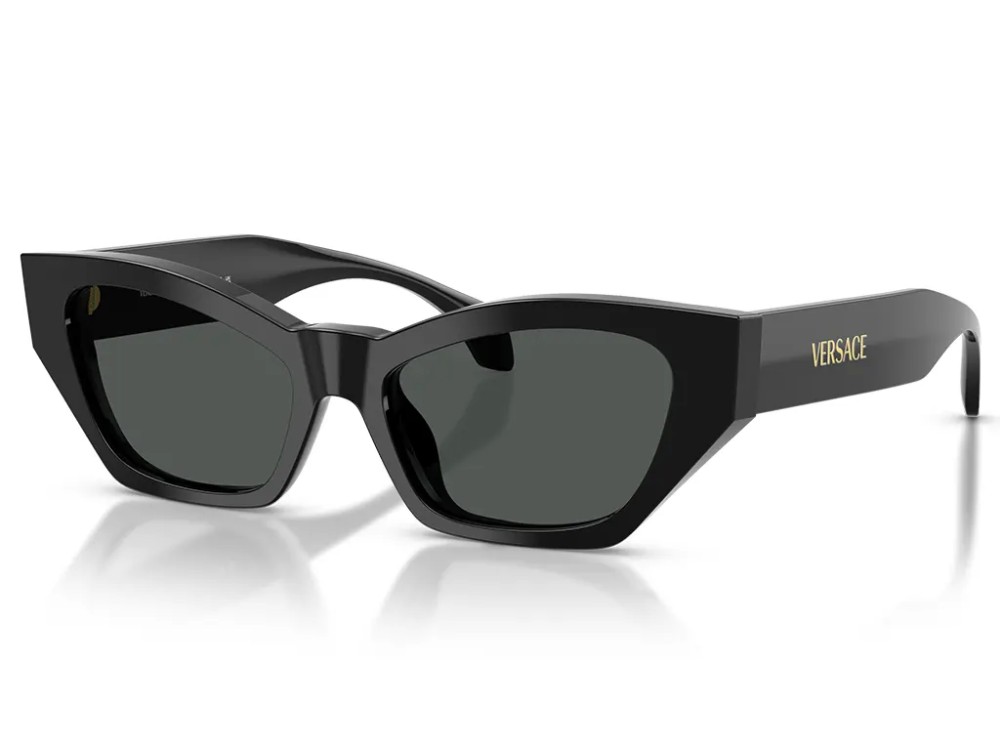 VERSACE VE4488U - ​GB1/87 - ​53 Okulary przeciwsłoneczne Czarny Kocie oczy