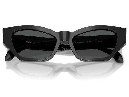 VERSACE VE4488U - ​GB1/87 - ​53 Okulary przeciwsłoneczne Czarny Kocie oczy