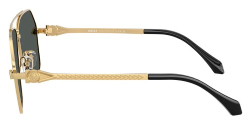 VERSACE VE2284 - ​100287 - ​63 Okulary przeciwsłoneczne Pilotki (aviator)