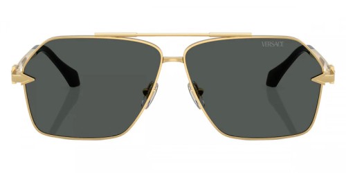 VERSACE VE2284 - ​100287 - ​63 Okulary przeciwsłoneczne Pilotki (aviator)