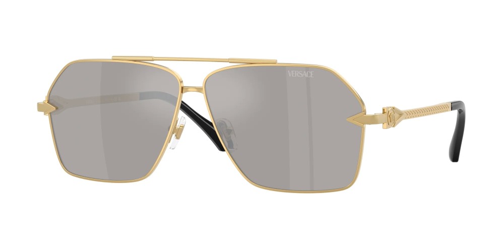 VERSACE VE2284 - ​10026G - ​63 Okulary przeciwsłoneczne Pilotki (aviator)