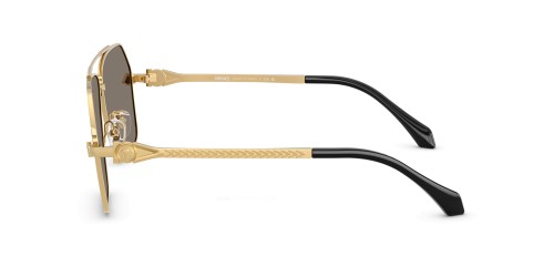 VERSACE VE2284 - ​10026G - ​63 Okulary przeciwsłoneczne Pilotki (aviator)