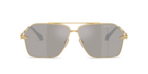 VERSACE VE2284 - ​10026G - ​63 Okulary przeciwsłoneczne Pilotki (aviator)