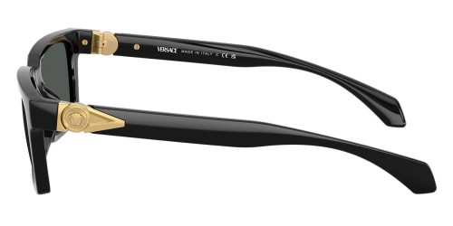 VERSACE VE4490U - ​GB1/87 - ​55 Okulary przeciwsłoneczne Czarny Kanciaste