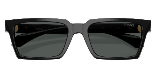 VERSACE VE4490U - ​GB1/87 - ​55 Okulary przeciwsłoneczne Czarny Kanciaste